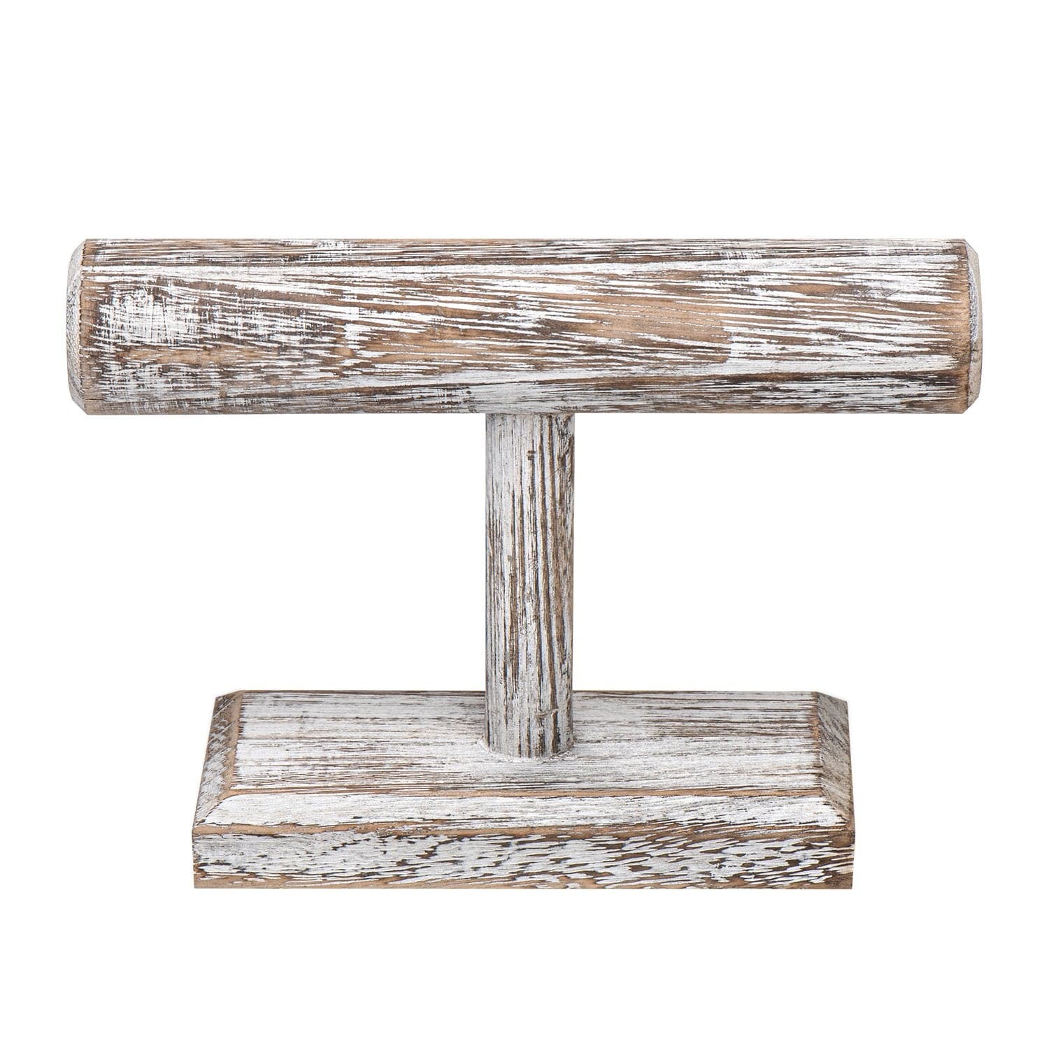 #WD219 Antique Wood T-Bar Bracelet Display
