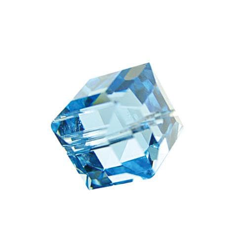 #BCS-56018 (AQUA) Swarovski Square Beads, 8mm