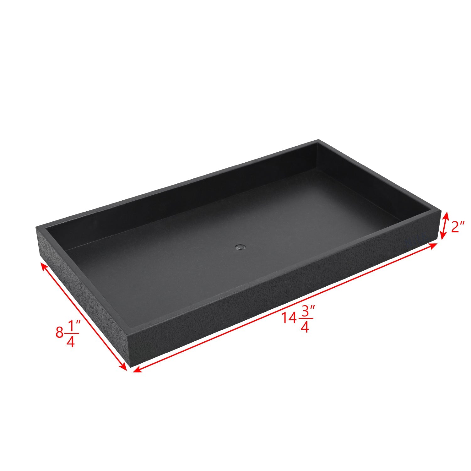 #1-3P Stackable Plastic Tray