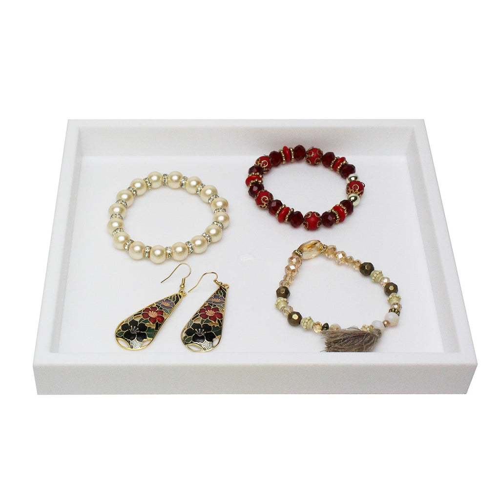 #2-1P (W) Stackable Plastic Tray