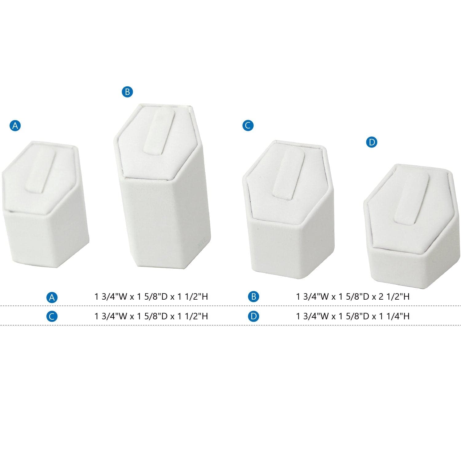 #201 Ring Pedestals Display Set