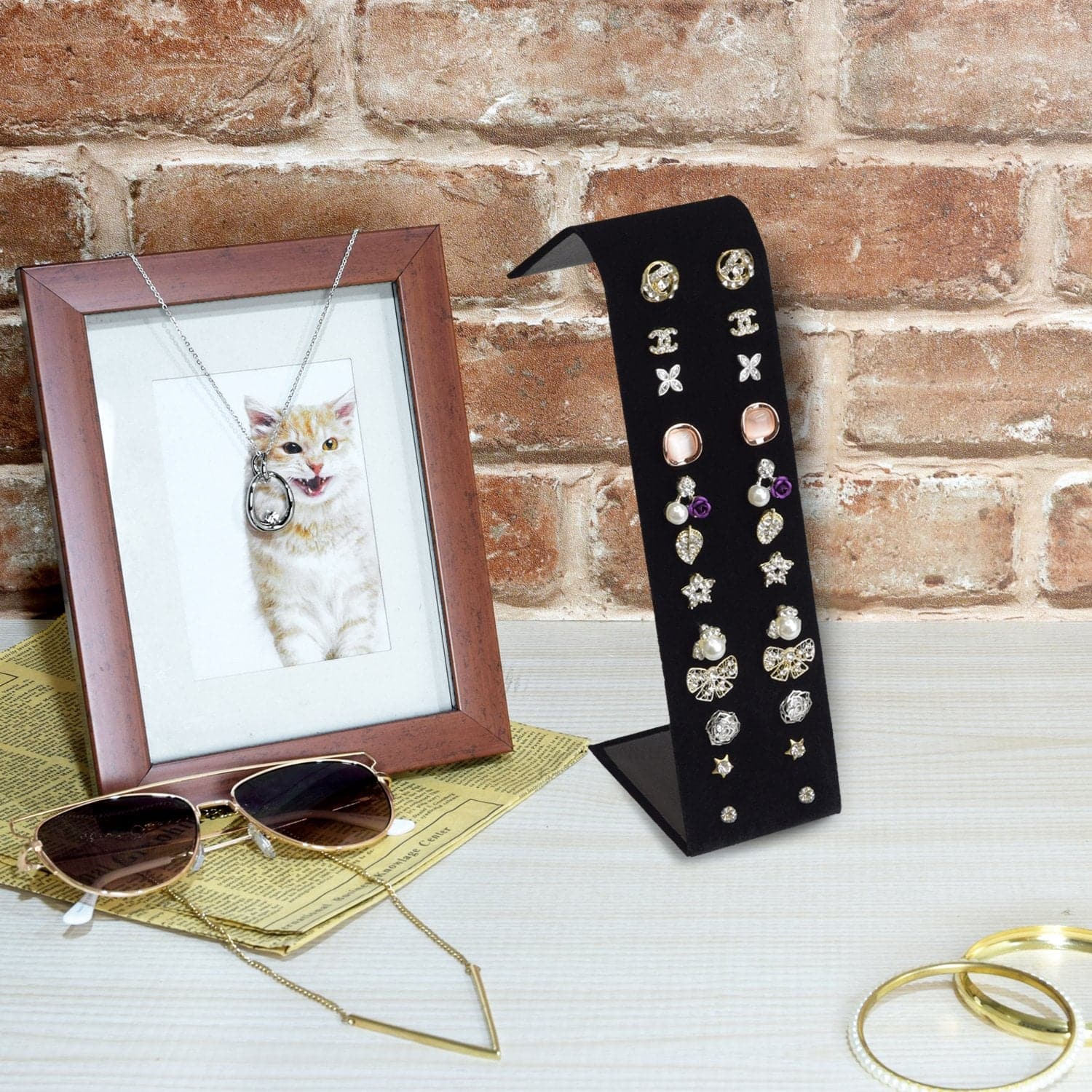 #238-1 Curved Earring Display Stand