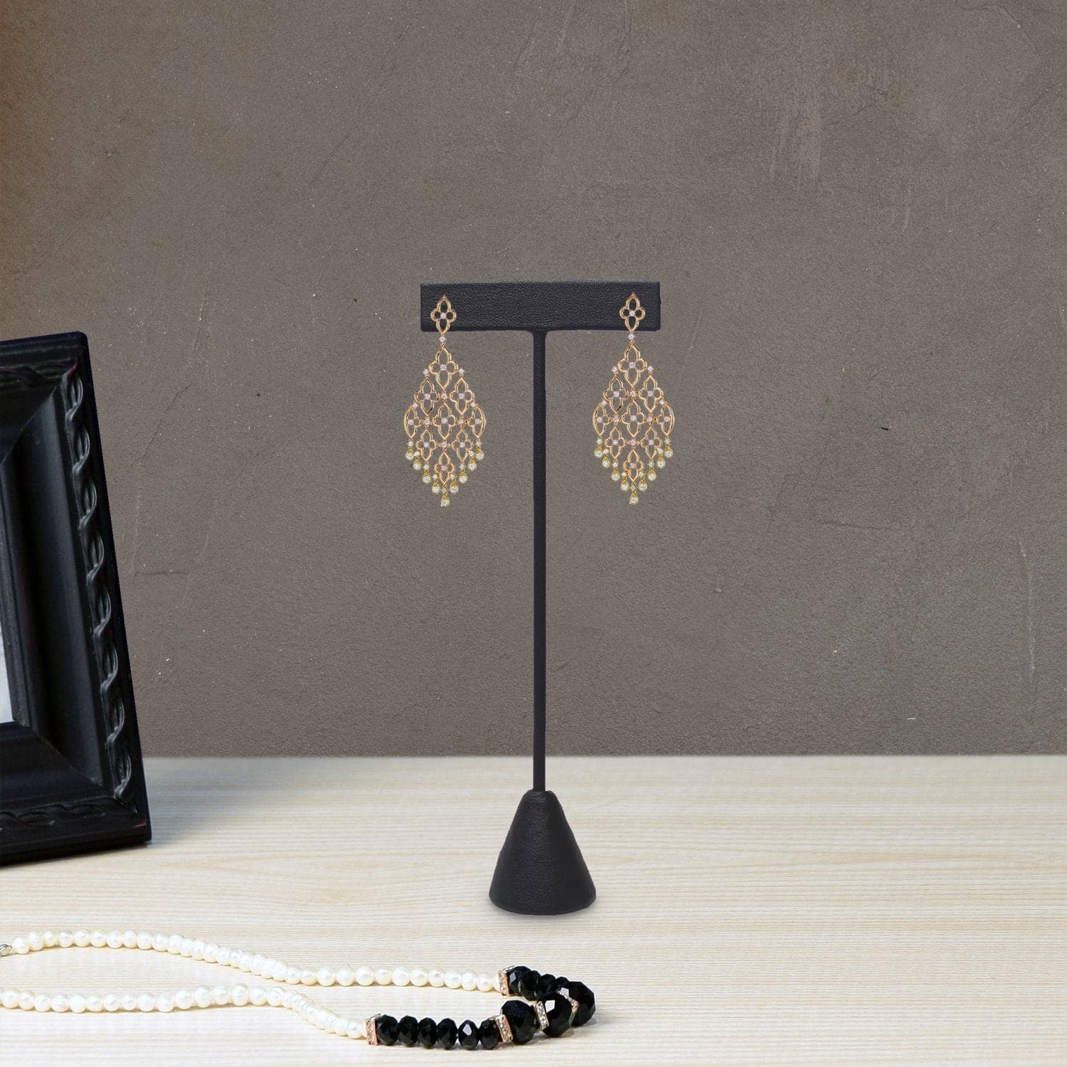 #240-1 Large Metal T-Shaped Earring Display Stand