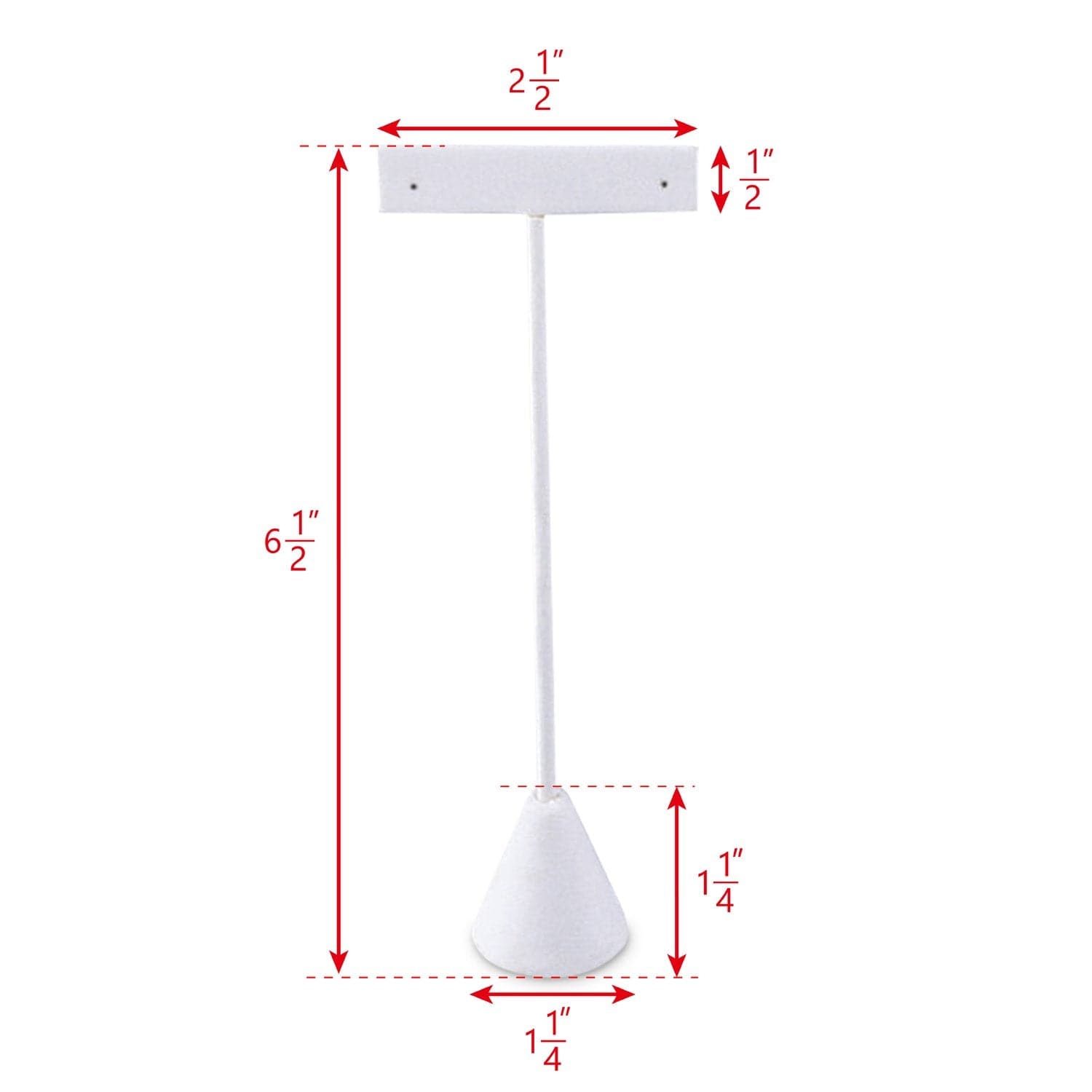 #240-1 Large Metal T-Shaped Earring Display Stand