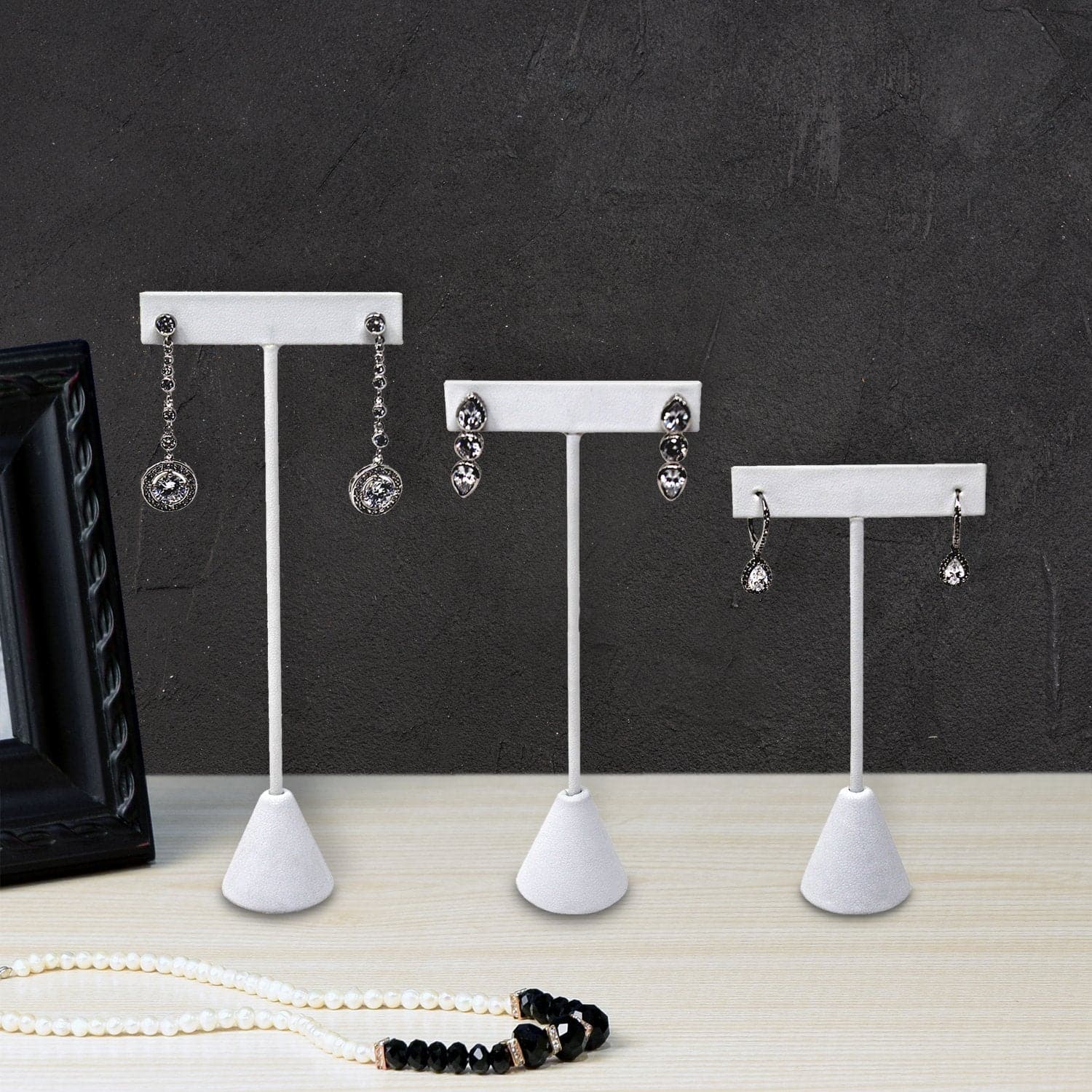#240-1 Large Metal T-Shaped Earring Display Stand