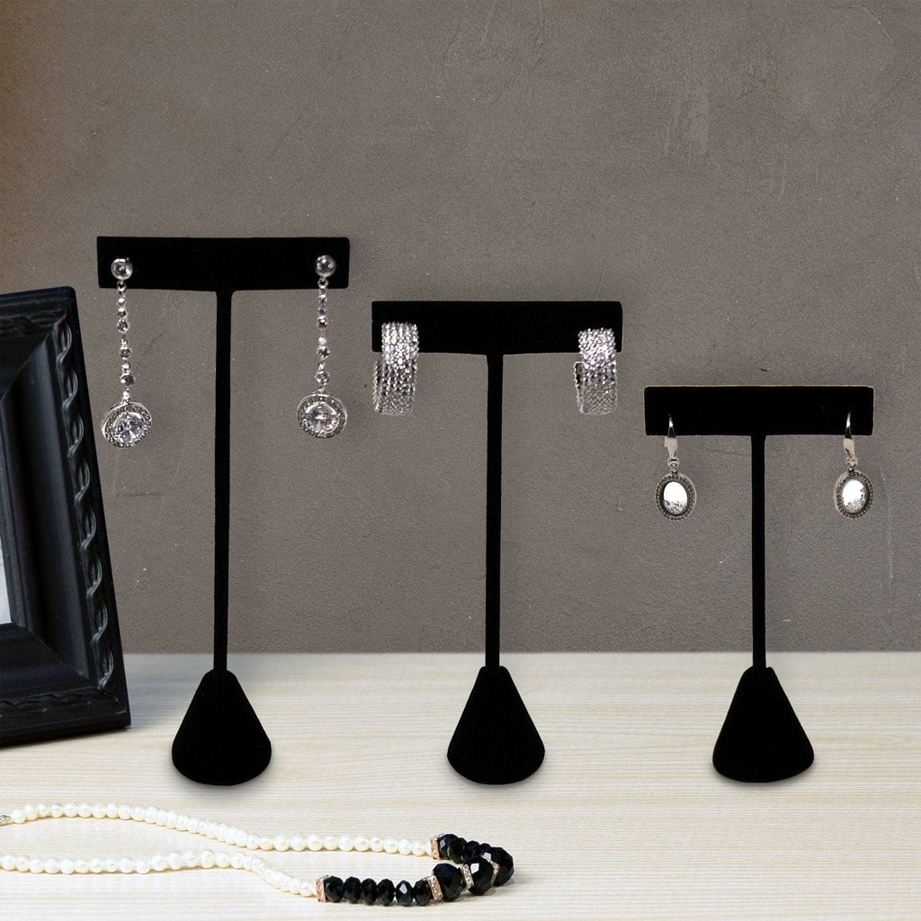 #240-3 Small Metal T-Shaped Earring Display Stand