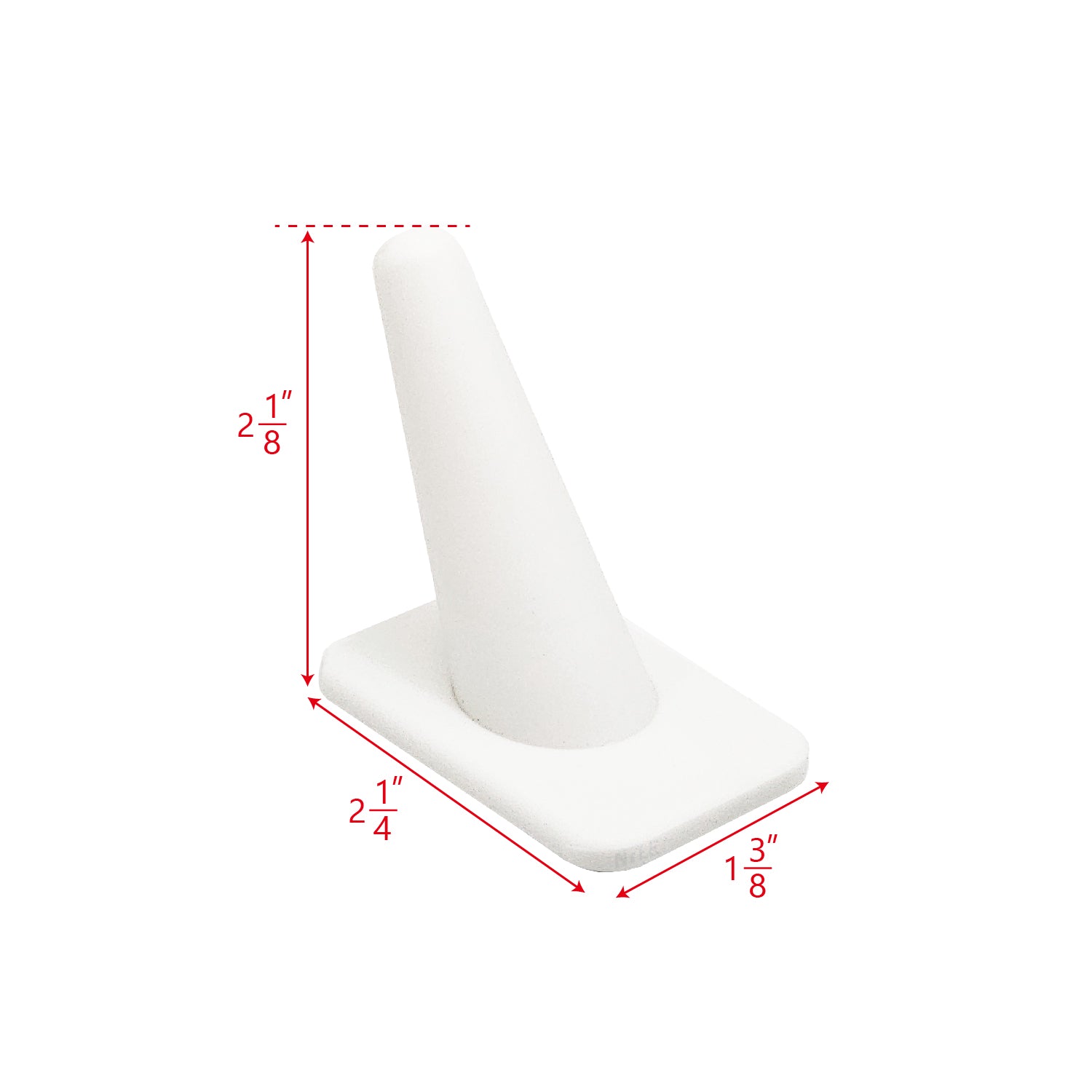 #244-1P Rubber Finger Shaped Ring Display