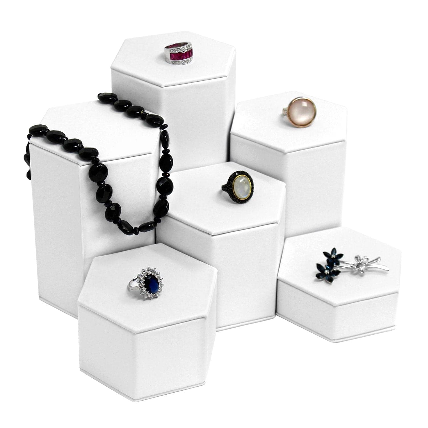 #513 Hexagon Display Risers Set