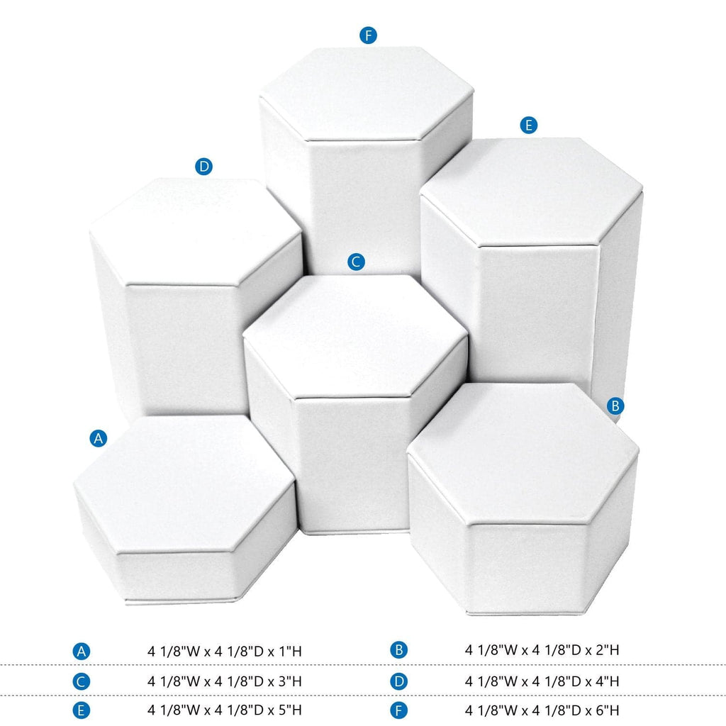 #513 Hexagon Display Risers Set