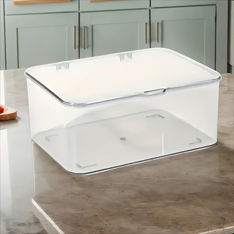 Clear Acrylic Storage Box with Flip-Top Lid - Transparent Organizer for School Supplies, Office, Crafts, Jewelry, Makeup - Lightweight & Sturdy Construction - Perfect for Home, Office, Travel - Ideal for Students, Professionals, Crafters, Cosmetic