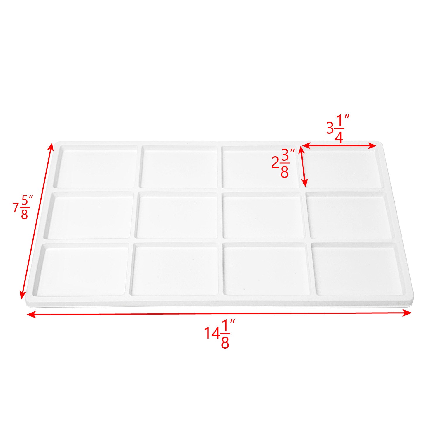 #96-12 Flocked Plastic Tray Insert