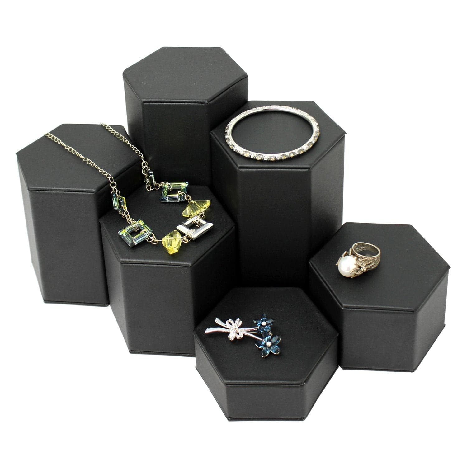 #513 Hexagon Display Risers Set