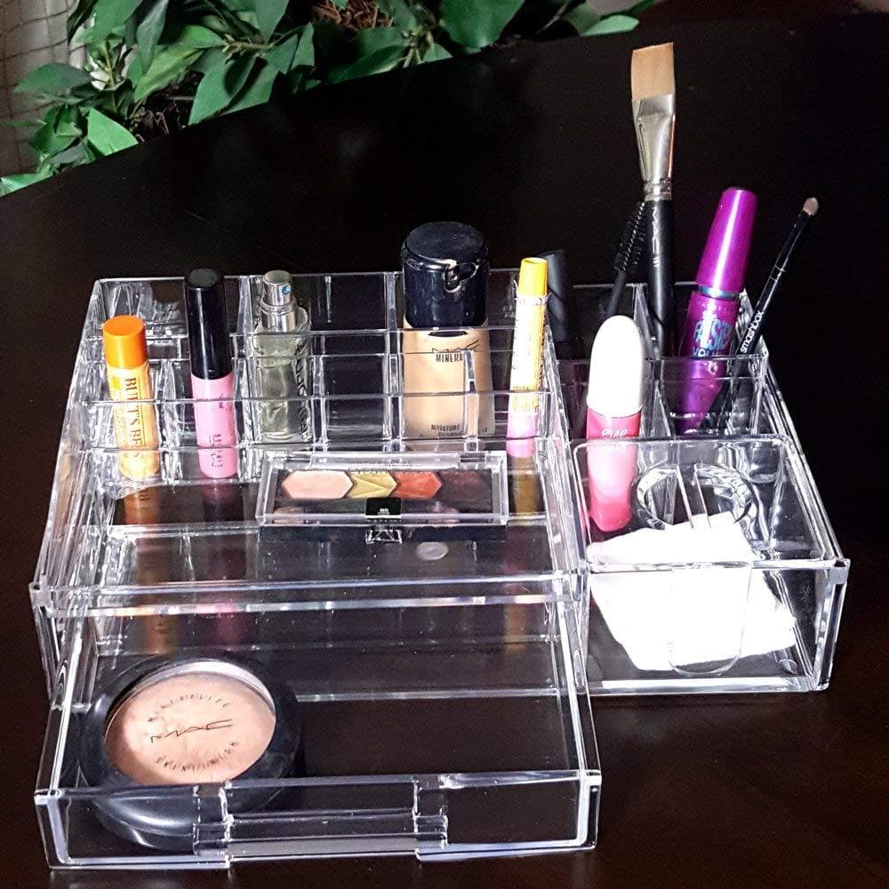 #COM0313 Luxury Acrylic Makeup Organizer with Drawer