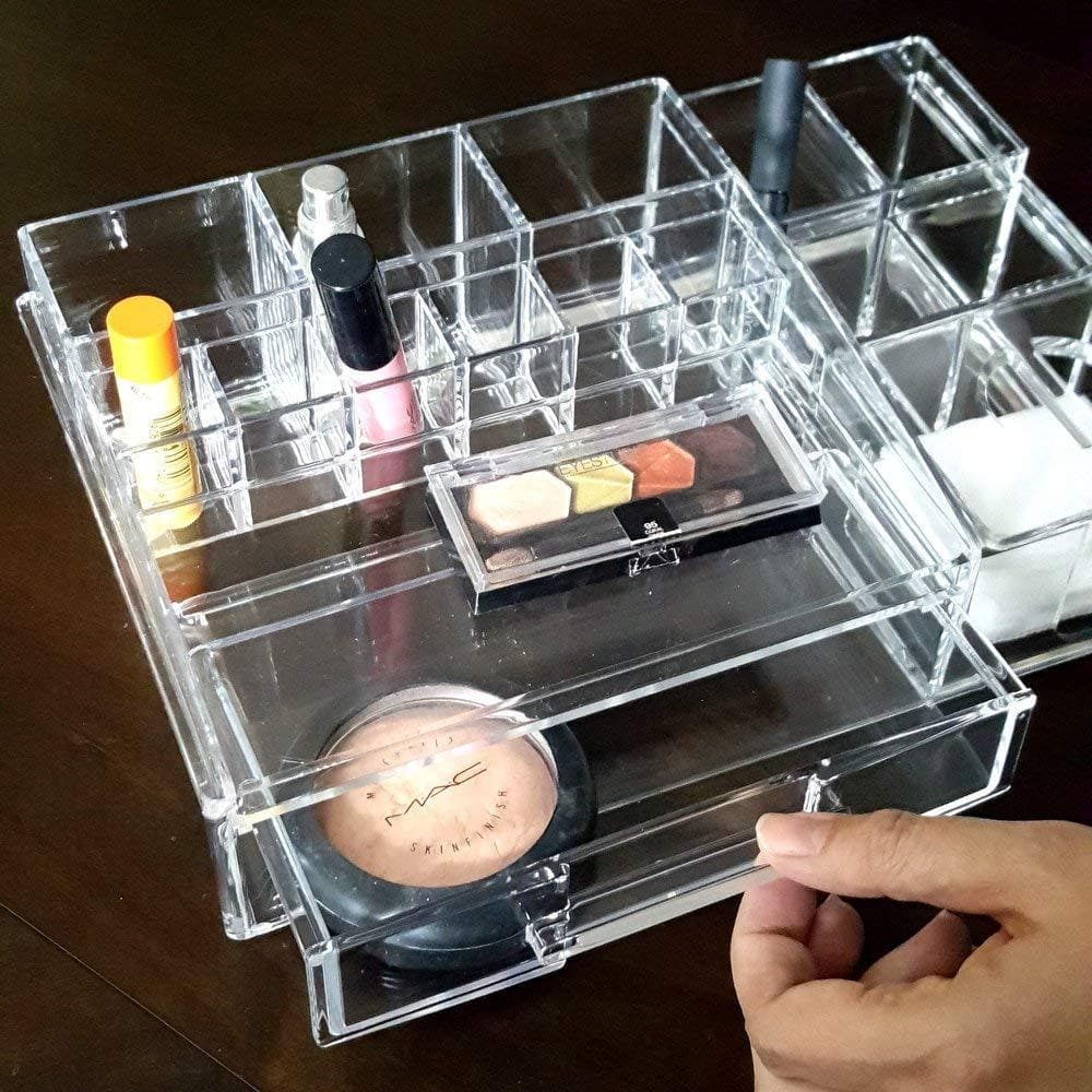 #COM0313 Luxury Acrylic Makeup Organizer with Drawer