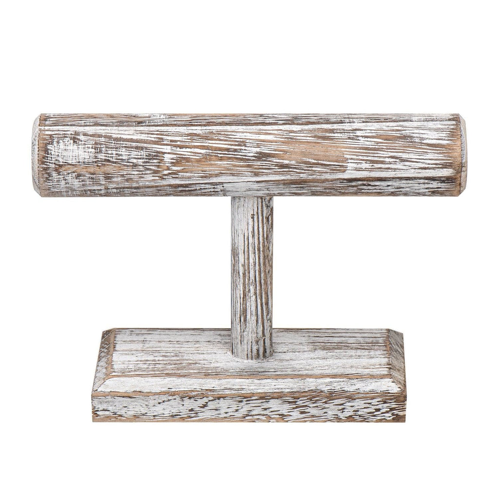 #WD219 Antique Wood T-Bar Bracelet Display