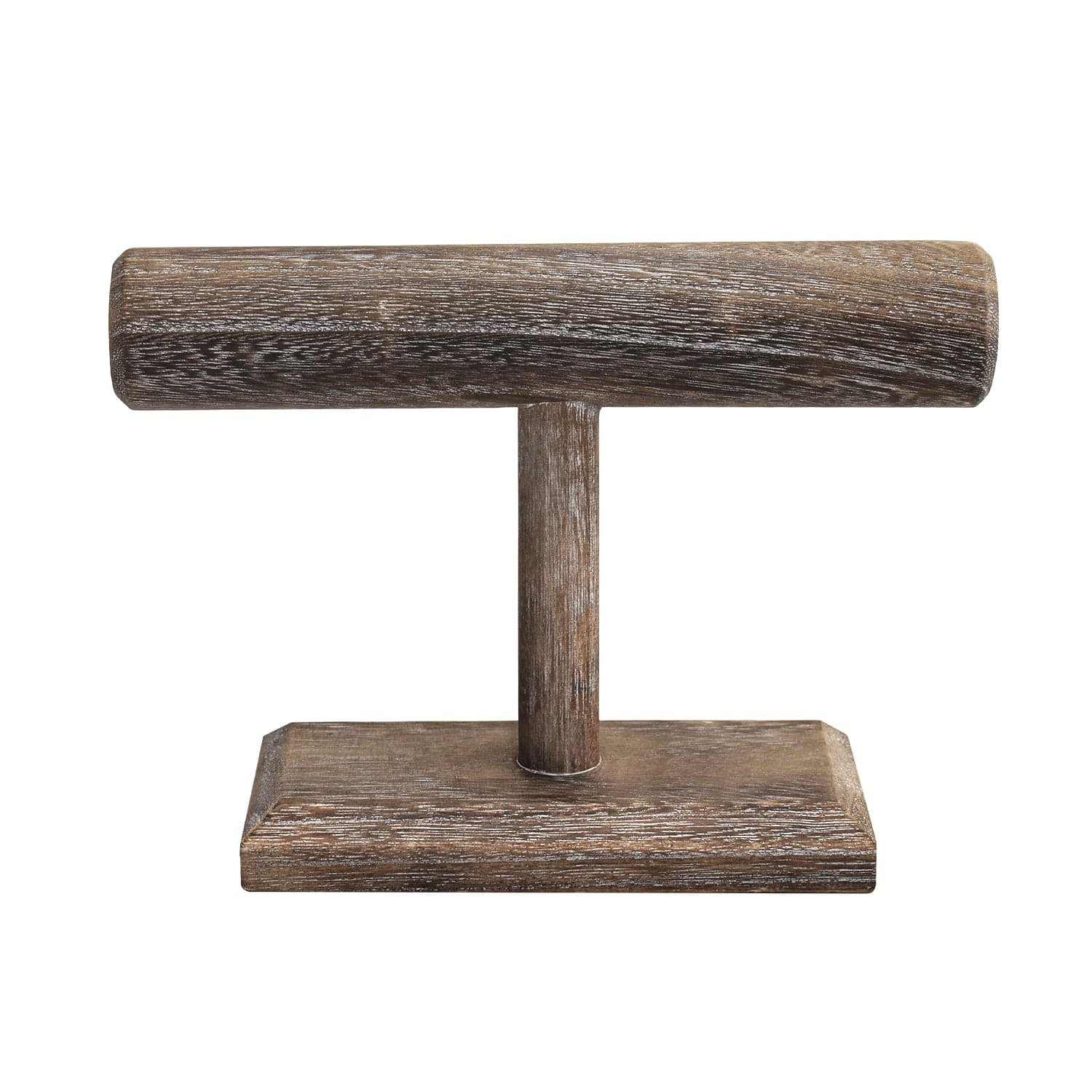 #WD219 Antique Wood T-Bar Bracelet Display