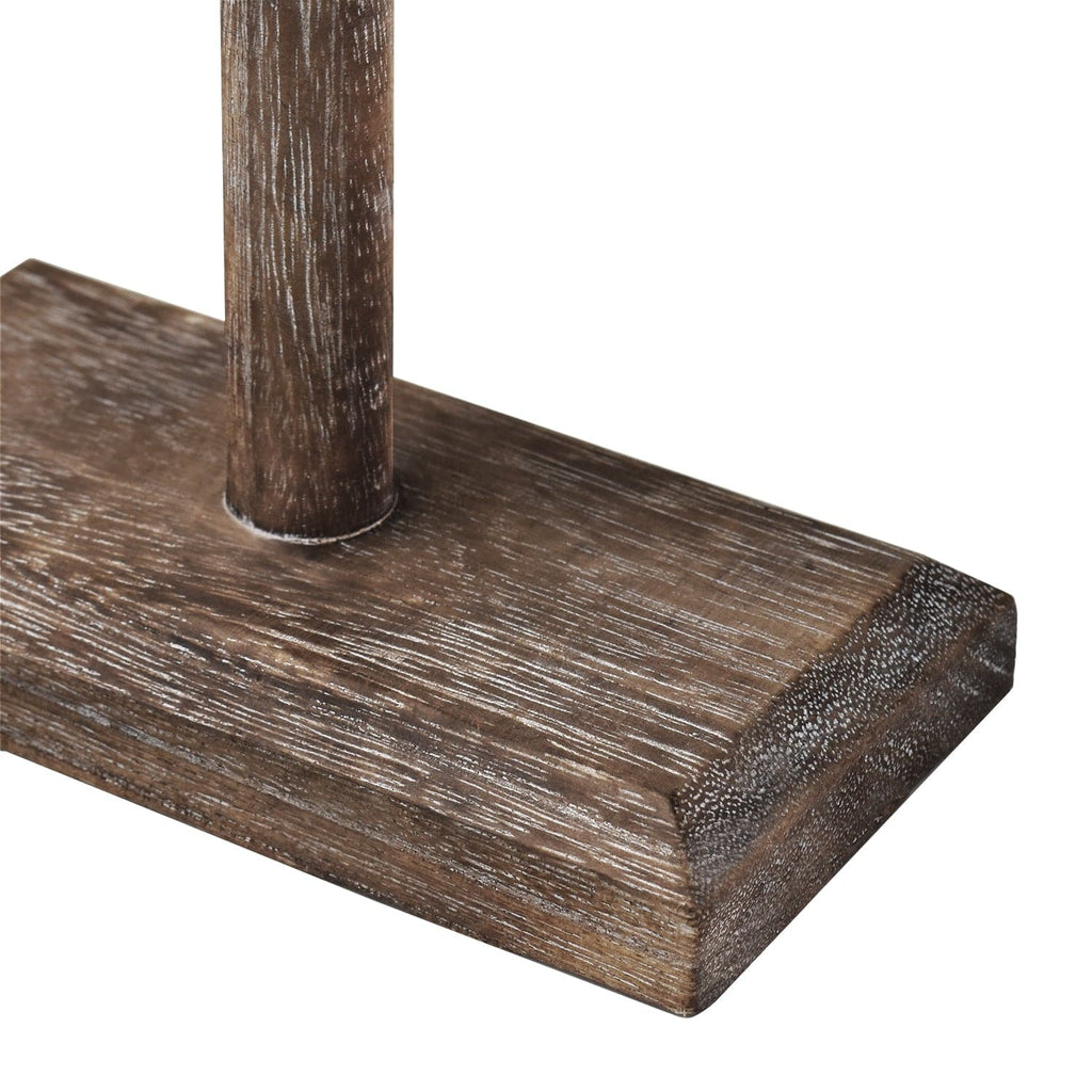 #WD219 Antique Wood T-Bar Bracelet Display