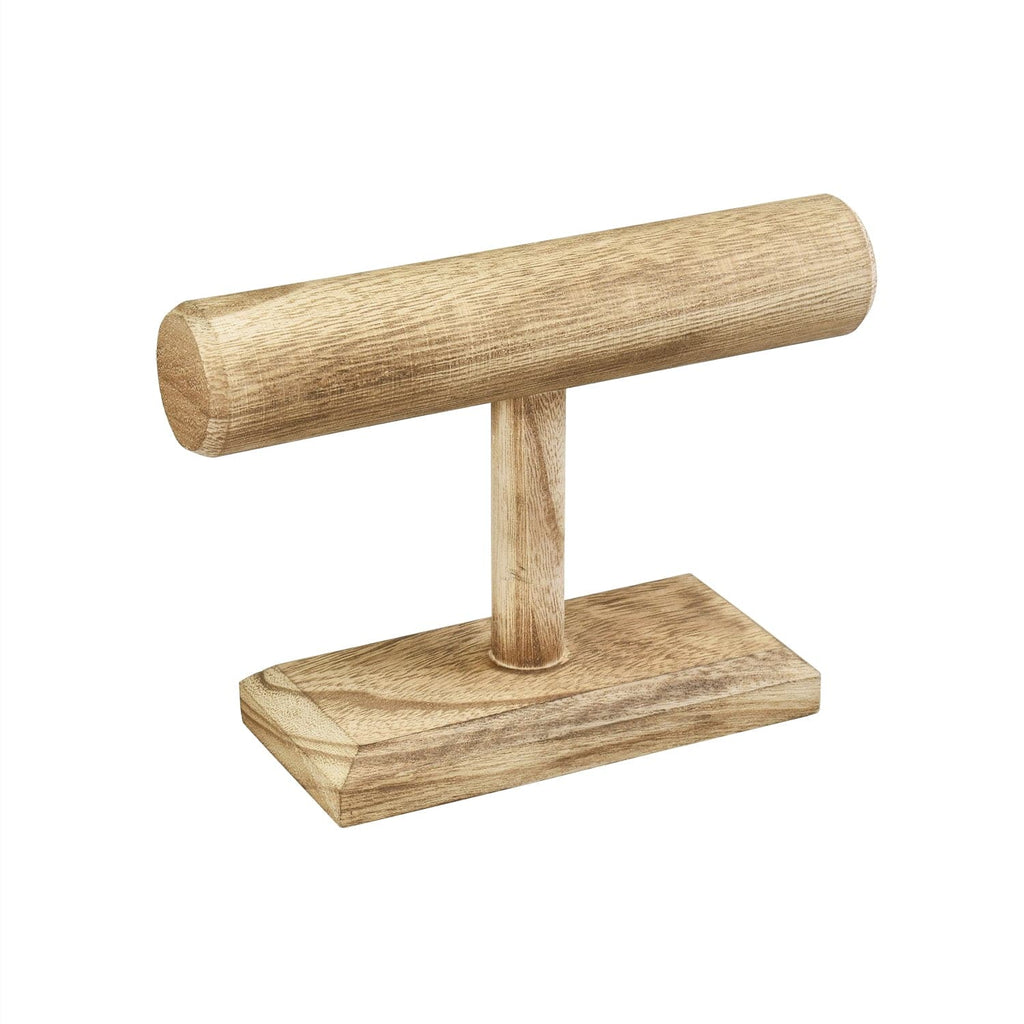 #WD219 Antique Wood T-Bar Bracelet Display