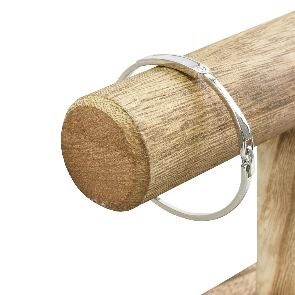 #WD219 Antique Wood T-Bar Bracelet Display