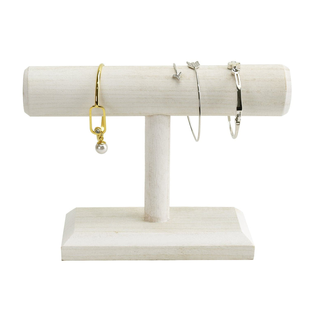 #WD219 Antique Wood T-Bar Bracelet Display