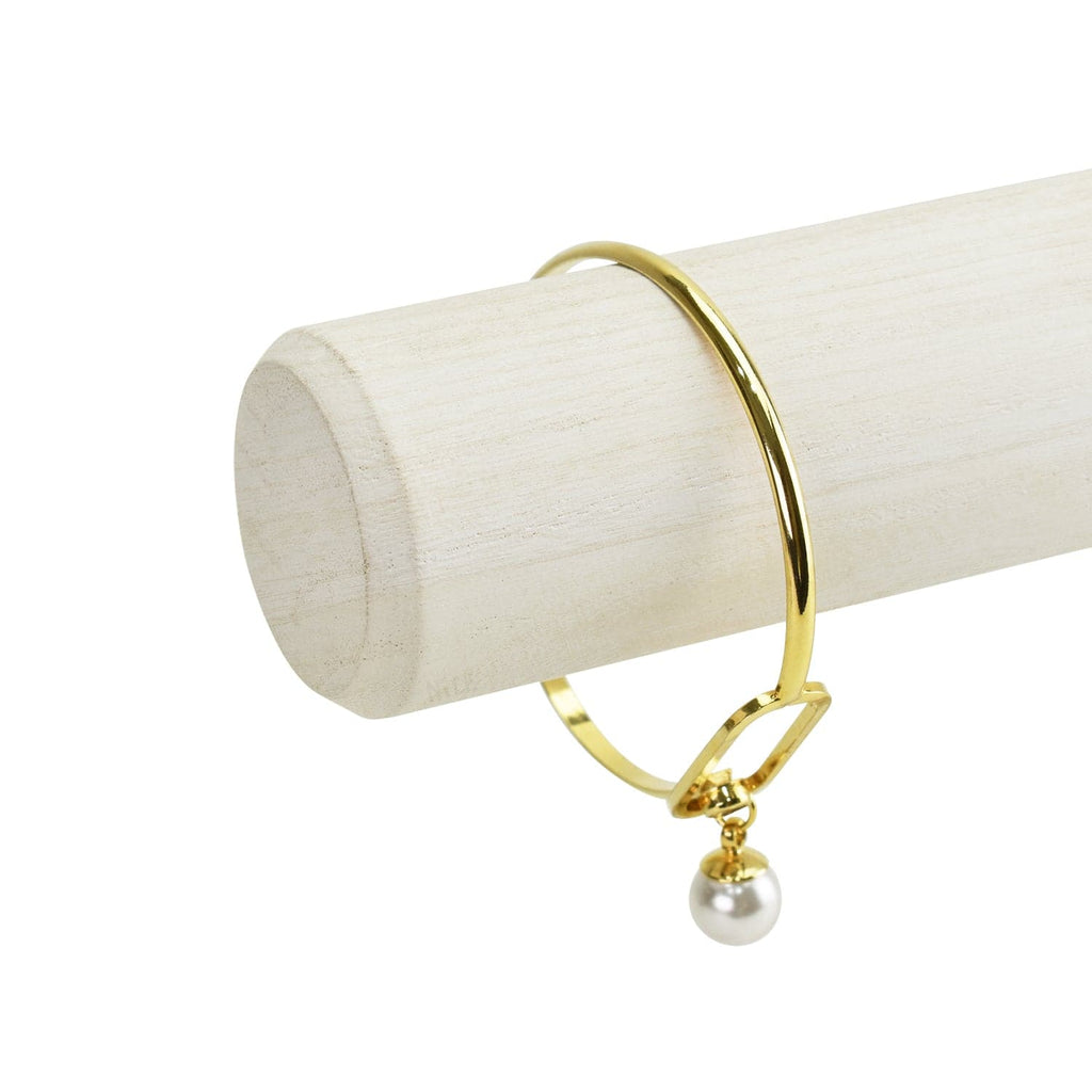 #WD219 Antique Wood T-Bar Bracelet Display