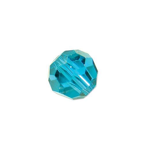 #BCS-50004 (BLU) Swarovski Facet Rounds, 4mm